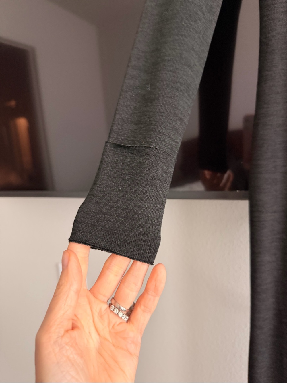 French Connection Black Long-Sleeve Maxi Dress - Picture 5 of 5